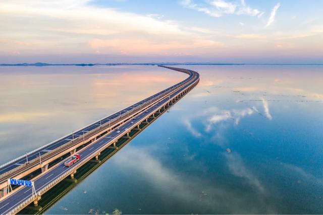 之镜|南京天空之镜石臼湖 这才是碧水共长天一色