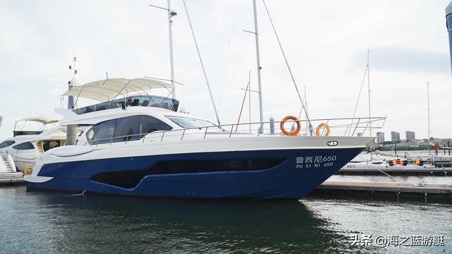 2020游艇展：普西尼璟650豪华游艇，艺术感十足的景泰蓝装饰工艺