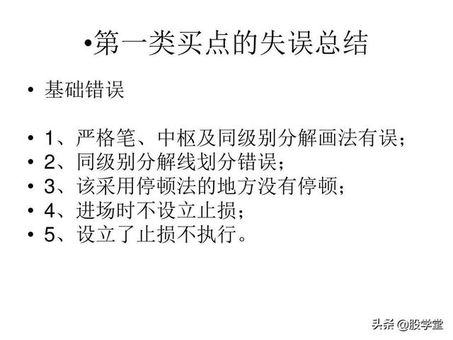 最经典缠论实战技巧之第一类买点图解！（收藏
