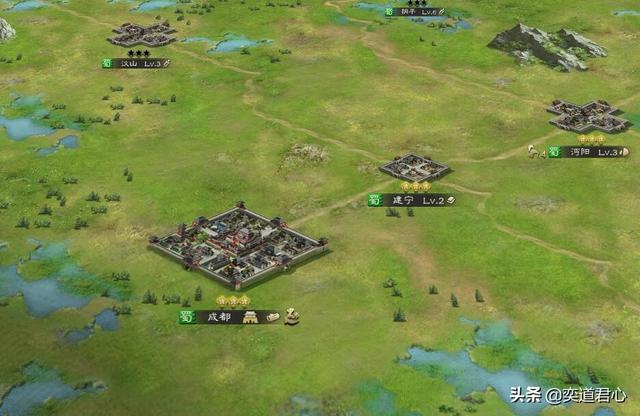 三国群英传地图风物志，肥得流油的天府成都