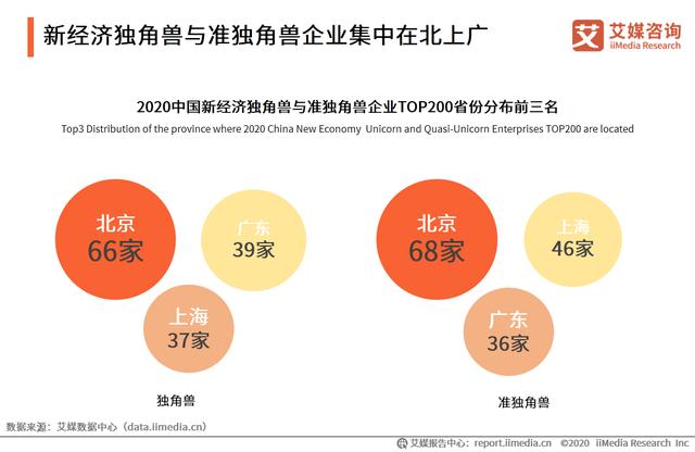 中国新经济独角兽&准独角兽TOP200榜单解读及标杆企业研究报告