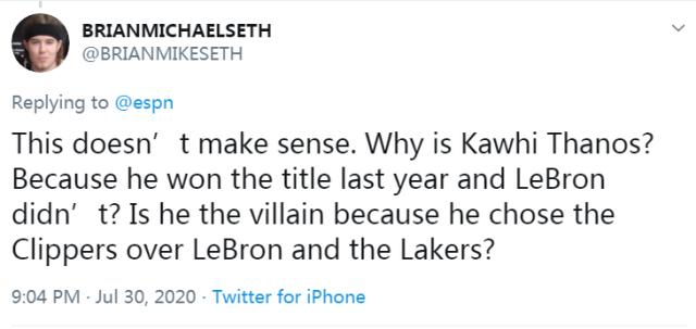 ESPN版終局之戰看好湖人奪冠？詹姆斯手抱獎杯，Kawhi變身滅霸！-黑特籃球-NBA新聞影音圖片分享社區