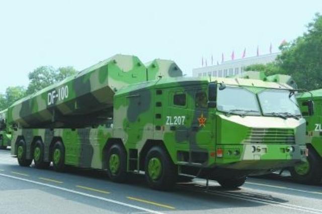 2019年大阅兵首次亮相的长剑-100超音速巡航导弹，