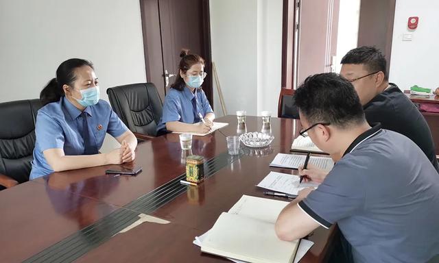 为企业纾难解困...竞秀区检察院到包联企业走访调研