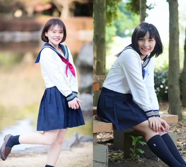 日本女生的校服走红，女星也跟风穿搭！网友：