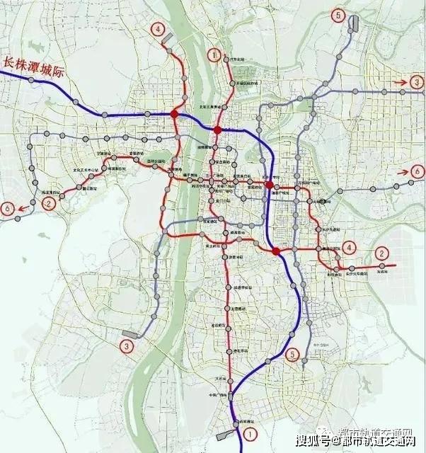 长沙地铁建设加快未来将建成18条轨道交通线路
