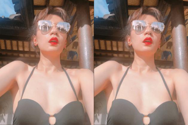 有种“不公平”叫贾静雯，上帝吻了她的脸，却忘了在腿上盖个戳