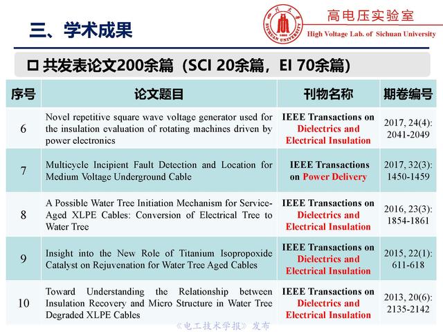 四川大學(xué)周凱教授：電纜水樹的老化、診斷與修復(fù)技術(shù)