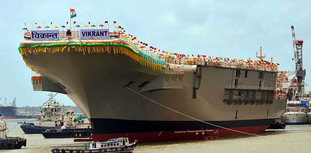 印度对维克兰特号内测，民众异常兴奋，网友：