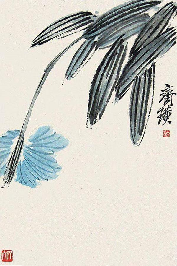 齐白石的花鸟作品里往往都藏着活蹦乱跳的小精灵，你发现了吗？