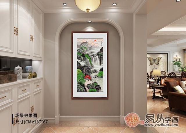 玄关画的推荐 品位山水意境满满 定是你想要的
