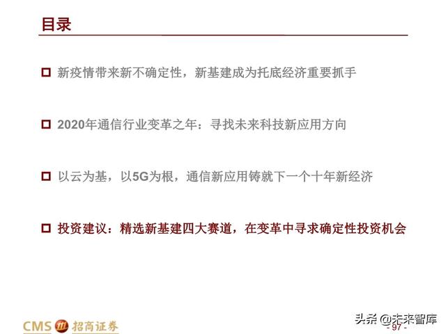 新基建四大赛道113页深度解析：在变革中寻求确定性投资机会
