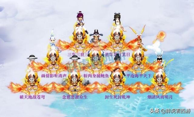 梦幻西游：珍宝阁3个时期的冠军合影，129决赛女儿村忘点经脉了？