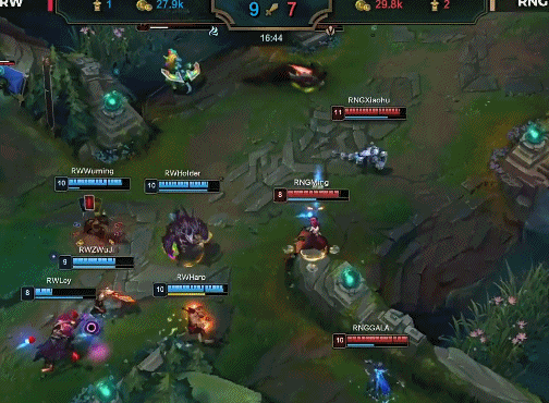 「战报」RNG 2-0 RW：相似剧情轻松取胜，RNG22分钟赢下第二场