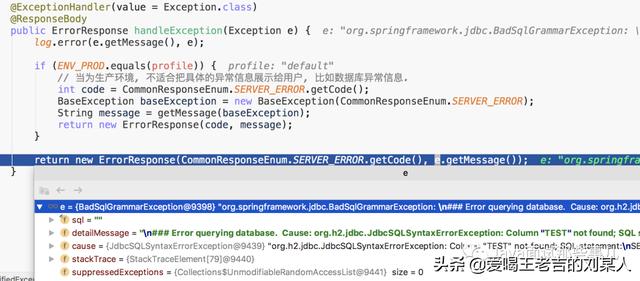 你这代码写得真丑，满屏的try-catch，全局异常处理不会吗？
