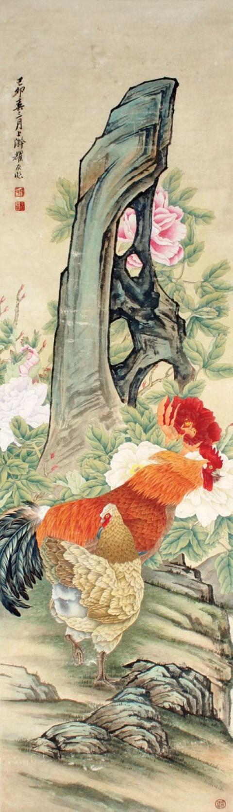 「刘继卣之父」刘奎龄的画鸡作品