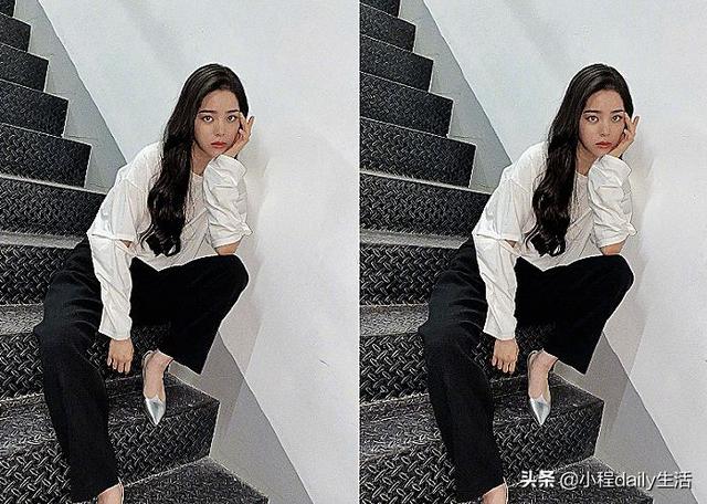 娜娜爆出与张子枫合照，看到妹妹的“脖子”后，网友：太可怕了