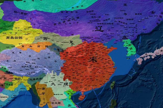 宋朝被称为“七国时期”，最强的不是宋朝，其