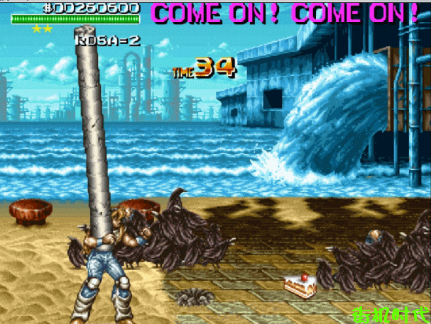 街機(jī)游戲那些不符常理的力量，原來坦克是用來砸人的