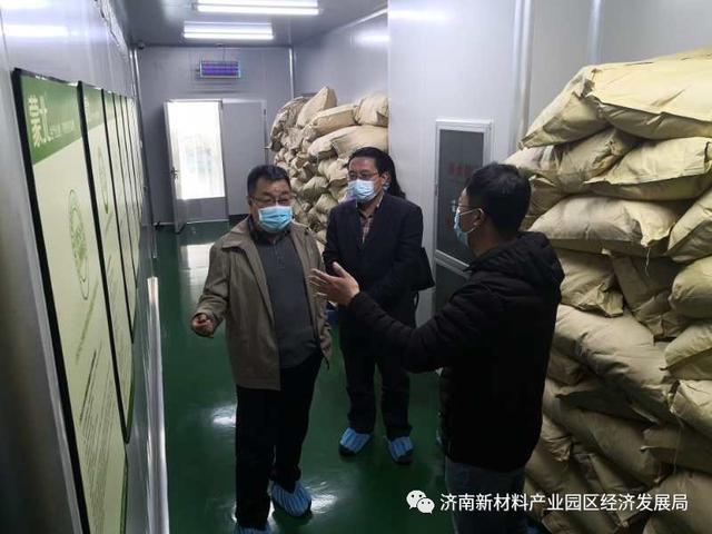 区科技局到园区调研高新技术企业申报工作