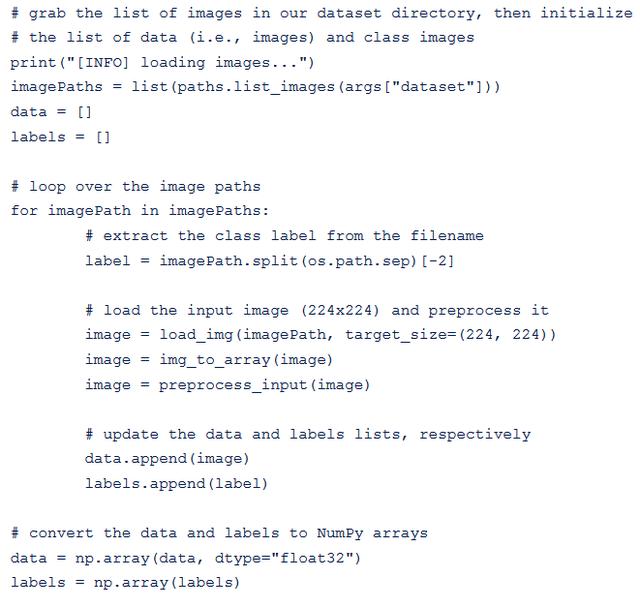 使用OpenCV、Keras/TensorFlow和深度学习实现口罩探测器