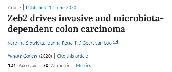 「Nature子刊」新发现：结直肠癌的发病与肠道微