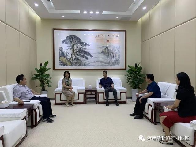 陈西武出席天桥区科协到园区调研活动