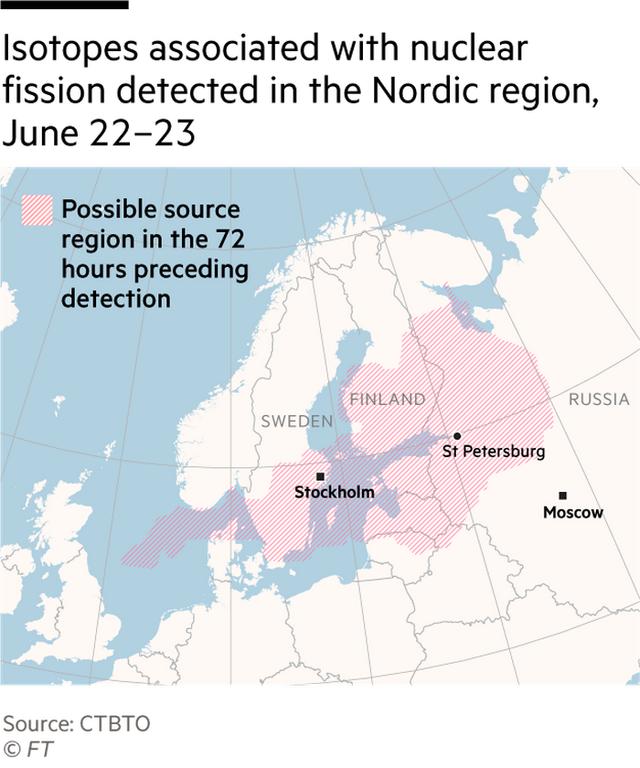 北欧多国核辐射超标半月余 谁干的？