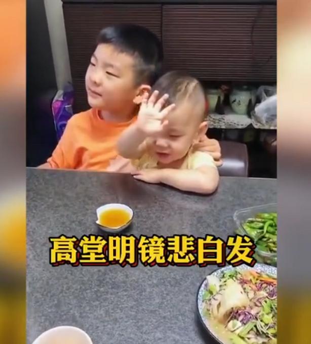 7歲哥哥與2歲弟弟背誦將進(jìn)酒，媽媽稱：一杯沙棘汁喝出了老白干的效果