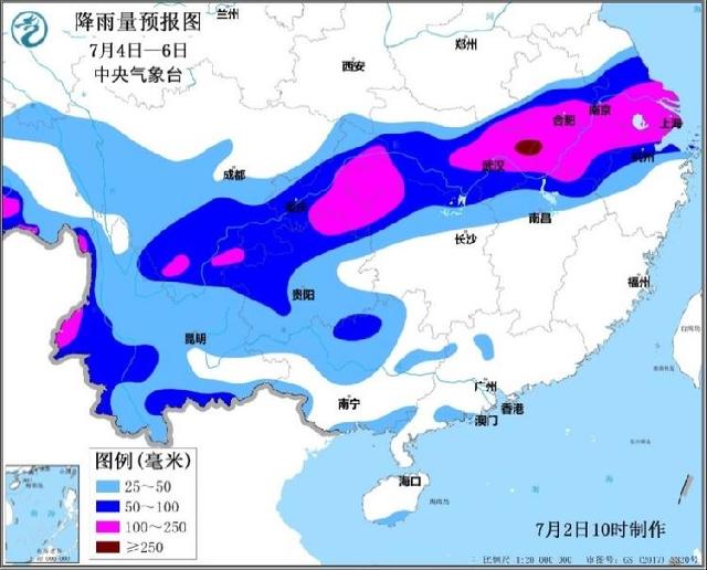 4日起重庆东部再迎暴雨！最强降雨时段为4日白天至5日白天
