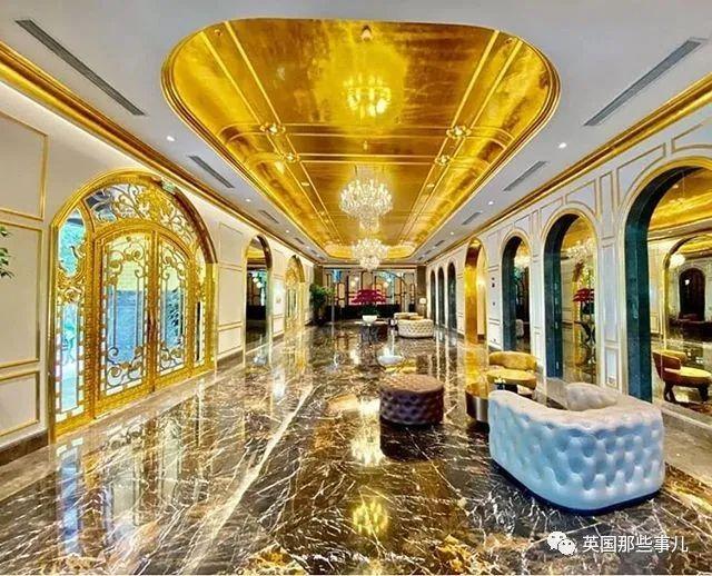 越南超土豪"黄金酒店"！从里到外全镀金，马桶都是金灿灿的