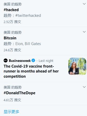 推特遭黑客大规模攻击，拜登比尔盖茨等“中招”，特朗普“幸免”
