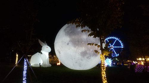 潍坊青州：九龙峪景区梦幻灯光节点亮“夜游经济”