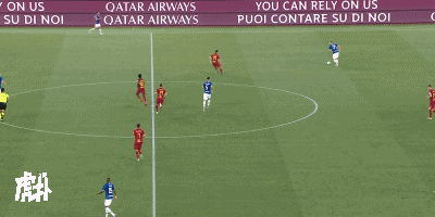 GIF：哲科助攻斯皮纳佐拉破门，罗马中场前扳平比分
