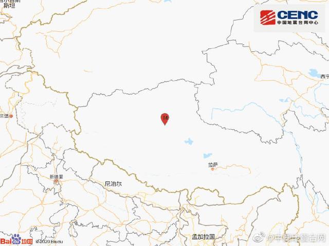 今晨西藏两次地震，最高6.6级，为我国今年年度最大地震