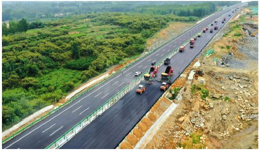 济泰高速路基、隧道及桥涵工程已基本完成