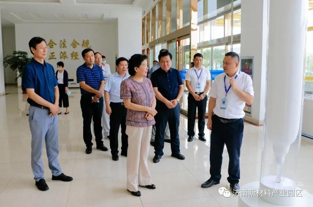 市委副书记边祥慧到济南新材料产业园区调研