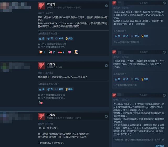 《地平线：黎明时分》Steam褒贬不一 游戏优化差