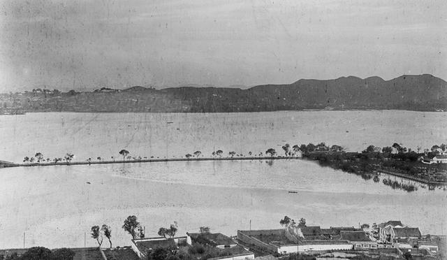 百年前杭州西湖边重要景点老照片，西湖依旧风景迷人