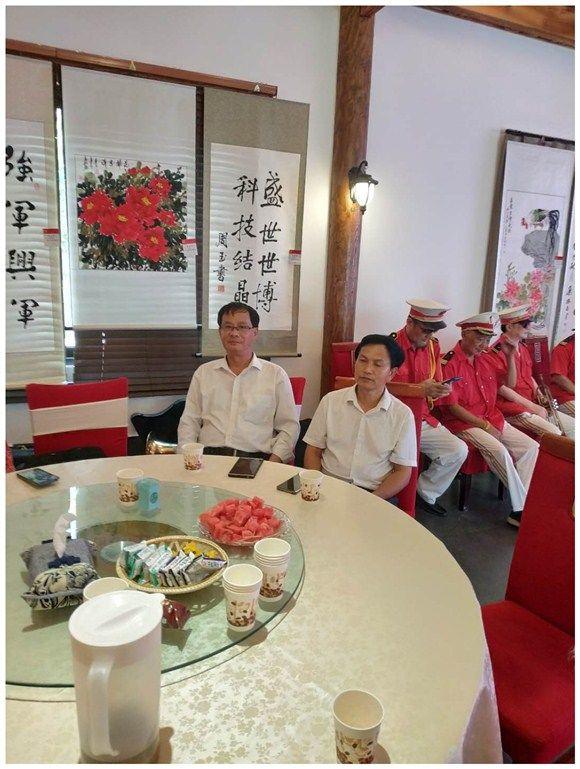 庆八一，迎花博一将军，老兵书画展揭幕