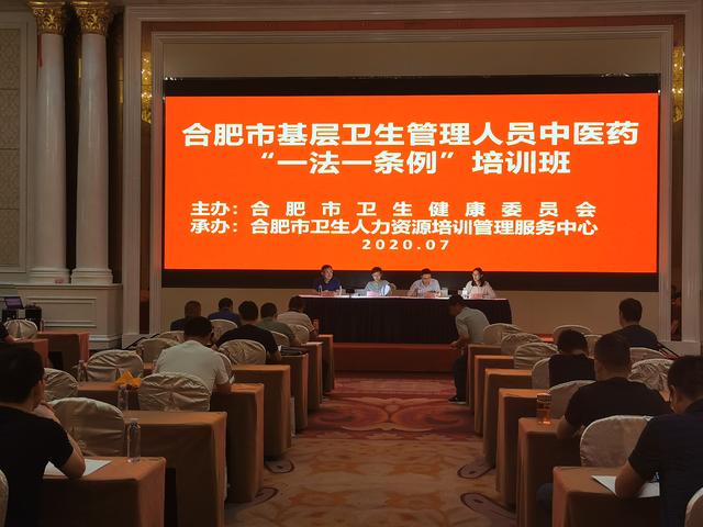 肥东县积极参加中医药服务一法一条例培训班