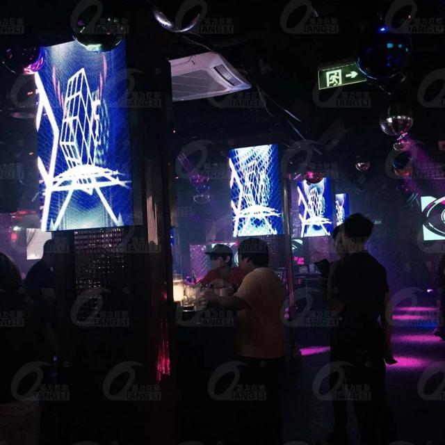 LED大显示打造的时尚酒吧 简直不要太美太酷炫