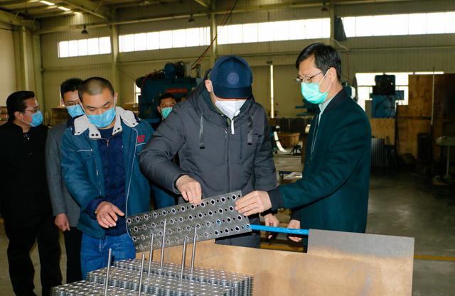 陈西武到百福特制冷公司调研