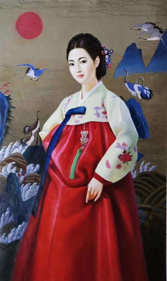 [转载]朝鲜写实人物唯美油画赏析(四)