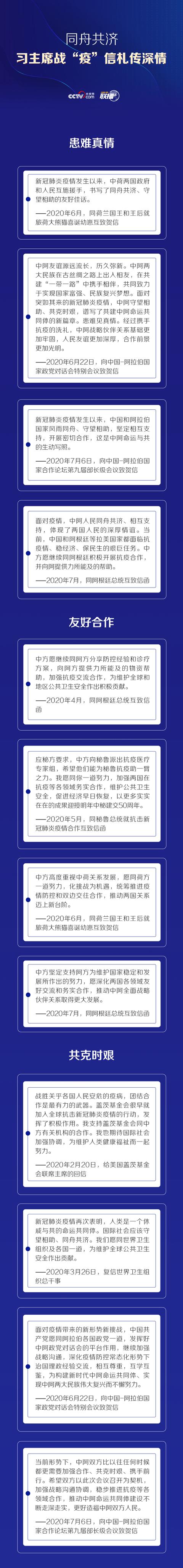 联播+丨同舟共济 习主席战“疫”信札传深情