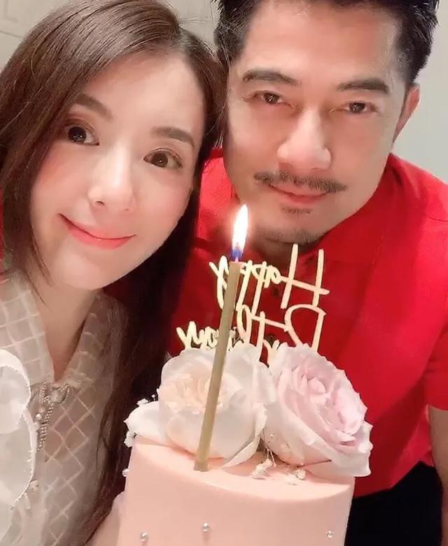 郭富城为方媛庆生，首公开大女儿正脸，一家四口同框幸福满满