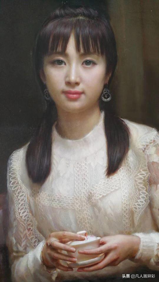 朝鲜油画美女(一)