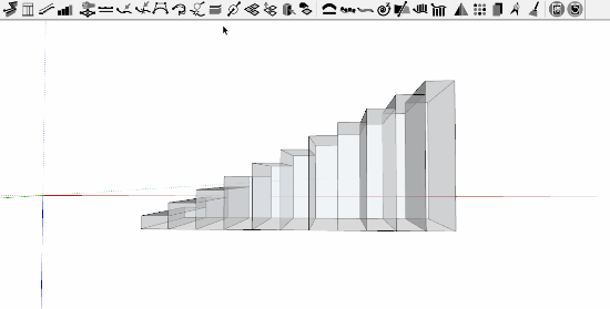 同事连夜建的SU模型，结果我用神器五分钟就建好