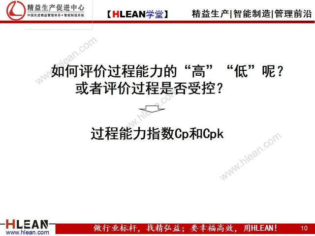 「精益學堂」品質基礎課堂之過程能力調查