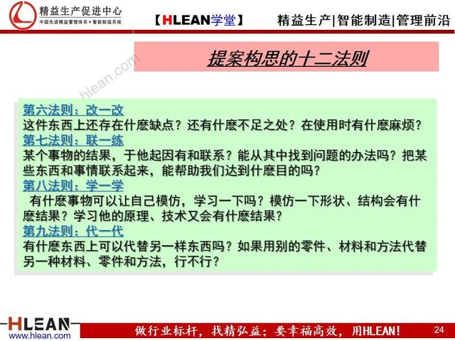 「精益学堂」精益生产之改善提案活动